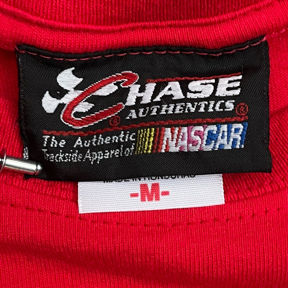 Chase Authentics  red NASCAR Shirt racing size medium M - Picture 6 of 7
